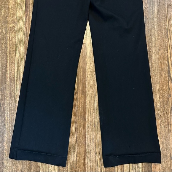 BEBE Vintage Bib Button Front Trouser Pants Size 4 Black 90’s Y2K Grunge - Picture 8 of 15